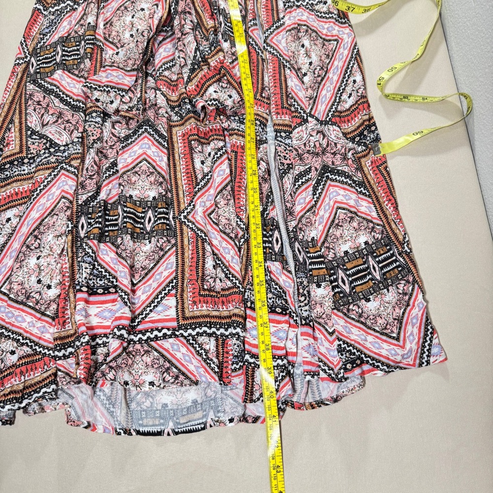 SHYANNE Boho Geometric‎ Print Maxi Wrap Skirt XS Tie Waist Western Festival - Picture 16 of 16
